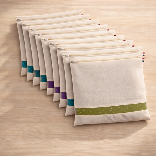 Premium Cotton Saree Covers – Pack of 10