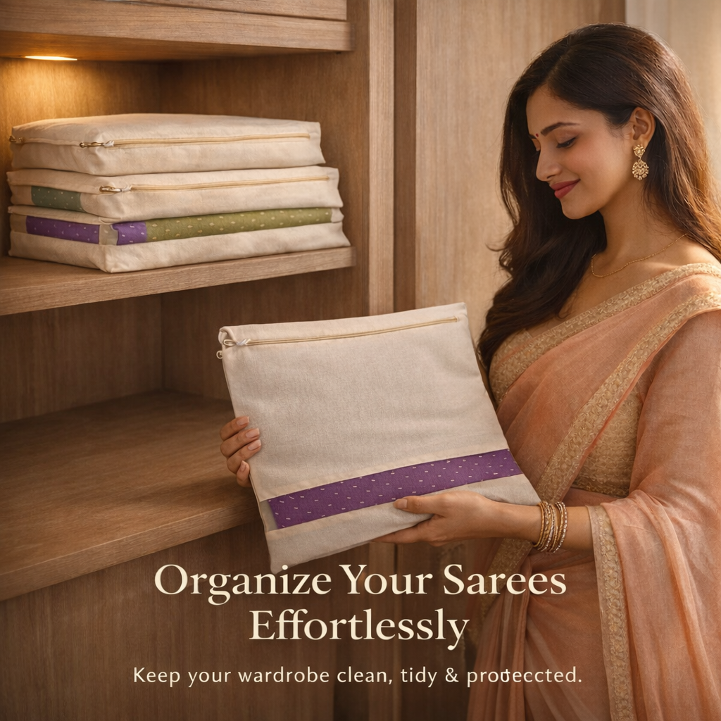 Premium Cotton Saree Covers – Pack of 10