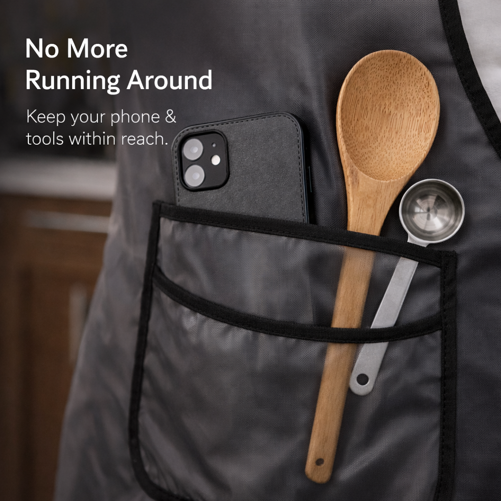 Multipurpose Transparent Kitchen Apron – Waterproof