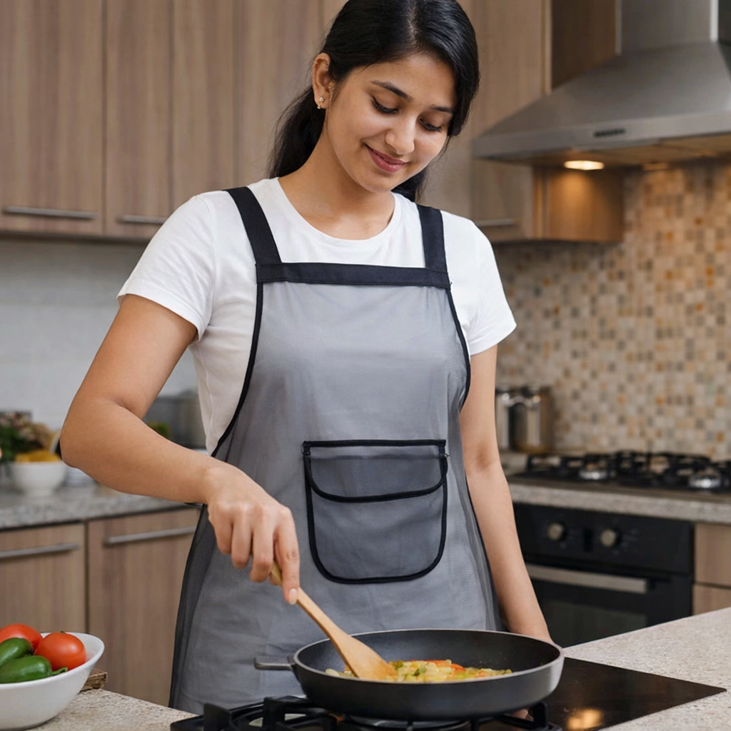 Multipurpose Transparent Kitchen Apron – Waterproof